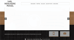 Desktop Screenshot of menuiserie-peissel73.com