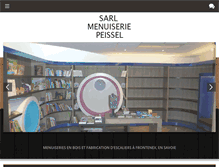 Tablet Screenshot of menuiserie-peissel73.com